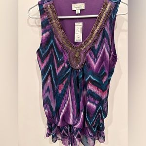 NEW Dress Barn Blouse tank top Size M